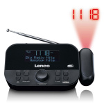 Lenco DAB+, FM clock radio with projection Lenco DAB+, FM clock radio with projection