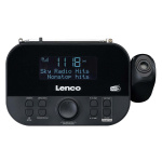 Lenco DAB+, FM clock radio with projection Lenco DAB+, FM clock radio with projection