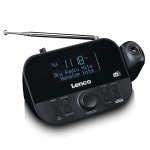 Lenco DAB+, FM clock radio with projection Lenco DAB+, FM clock radio with projection