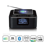 Lenco Stereo clock radio with DAB+ FM Bluetooth® wireless charge Lenco Stereo clock radio with DAB+ FM Bluetooth® wireless charge