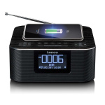 Lenco Stereo clock radio with DAB+ FM Bluetooth® wireless charge Lenco Stereo clock radio with DAB+ FM Bluetooth® wireless charge