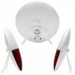 Lenco FM Alarm Clock Radio - Wake-up Light with Bluetooth® Red Lenco FM Alarm Clock Radio - Wake-up Light with Bluetooth® Red