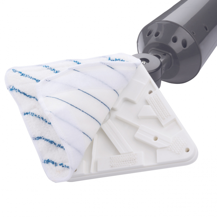 Montiss Steam mop 350 ml with 4m cable and 4 accessories Grey Montiss Steam mop 350 ml with 4m cable and 4 accessories Grey