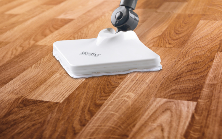 Montiss Steam mop 350 ml with 4m cable and 4 accessories Grey Montiss Steam mop 350 ml with 4m cable and 4 accessories Grey