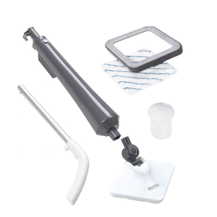 Montiss Steam mop 350 ml with 4m cable and 4 accessories Grey Montiss Steam mop 350 ml with 4m cable and 4 accessories Grey