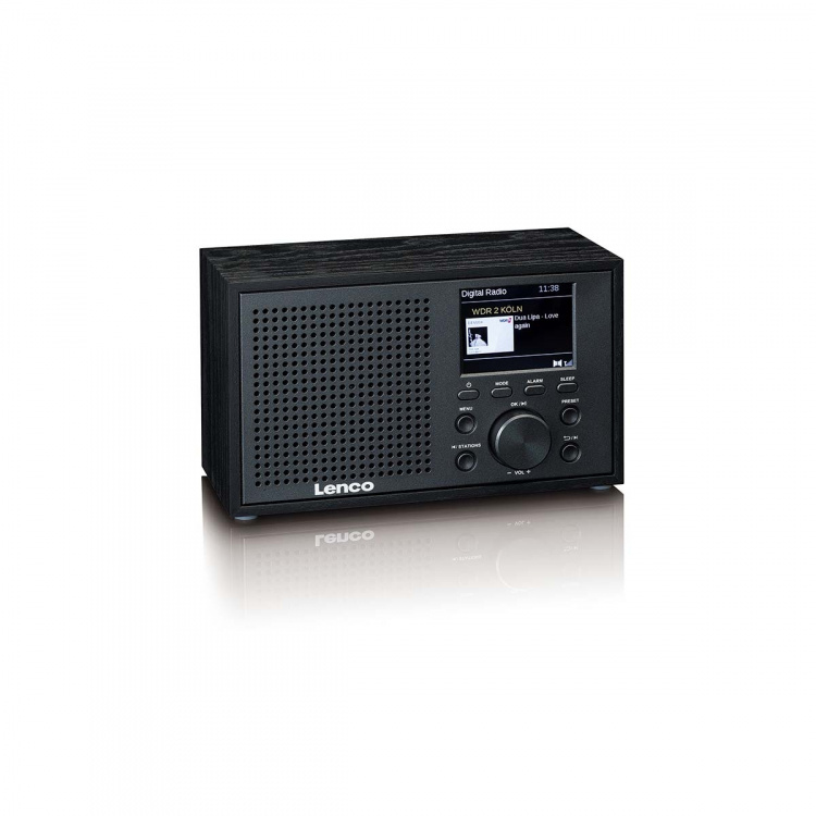 Lenco Mono DAB+ FM radio with Bluetooth® Black Lenco Mono DAB+ FM radio with Bluetooth® Black