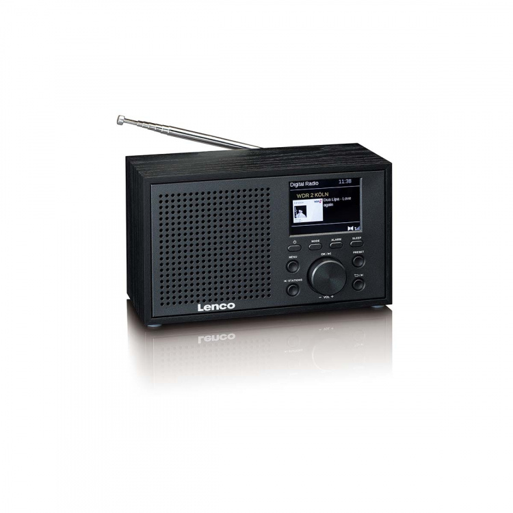 Lenco Mono DAB+ FM radio with Bluetooth® Black Lenco Mono DAB+ FM radio with Bluetooth® Black