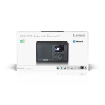 Lenco Mono DAB+ FM radio with Bluetooth® Black