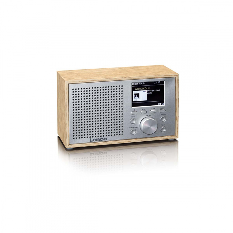 Lenco Mono DAB+ FM radio with Bluetooth® Wood Lenco Mono DAB+ FM radio with Bluetooth® Wood