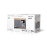 Lenco Mono DAB+ FM radio with Bluetooth® Wood