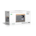 Lenco Mono DAB+ FM radio with Bluetooth® Wood