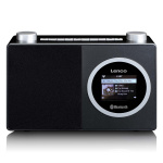 Lenco Internet radio with color display and Bluetooth® Black Lenco Internet radio with color display and Bluetooth® Black