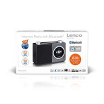Lenco Internet radio with color display and Bluetooth® Black Lenco Internet radio with color display and Bluetooth® Black