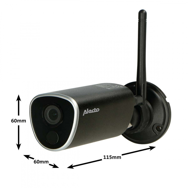 Alecto Outdoor Wi-Fi Camera Black