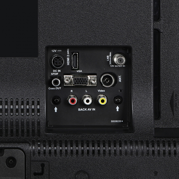 Lenco 24 inch Smart HD LED TV Bluetooth® DVD player 12V Black