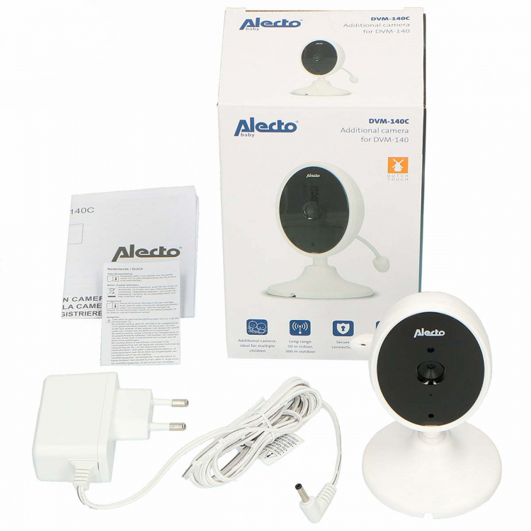Alecto Additional camera for DVM-140 White Alecto Additional camera for DVM-140 White