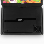 Lenco 9 inch portable DVD new design with bracket Black