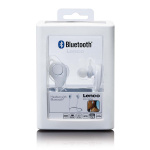 Lenco Wireless in-ear headset White Lenco Wireless in-ear headset White