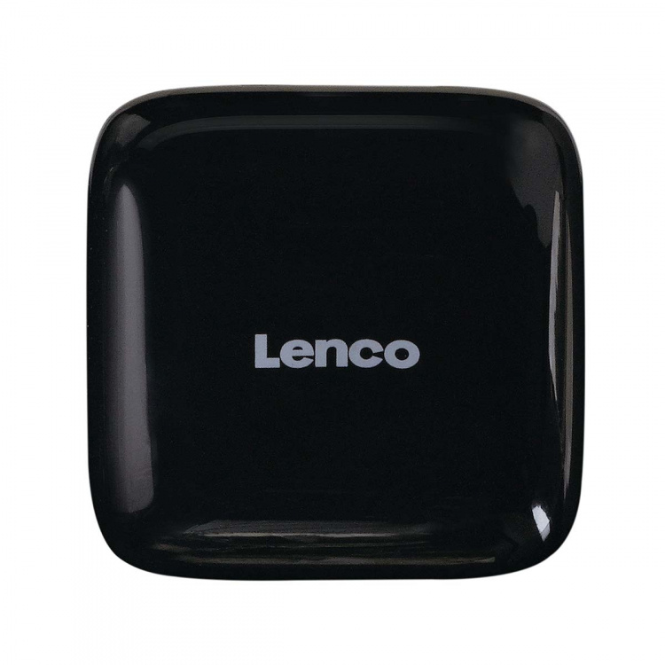 Lenco Wireless headphones, charging case with display, Bluetooth® and TWS Black Lenco Wireless headphones, charging case with display, Bluetooth® and TWS Black