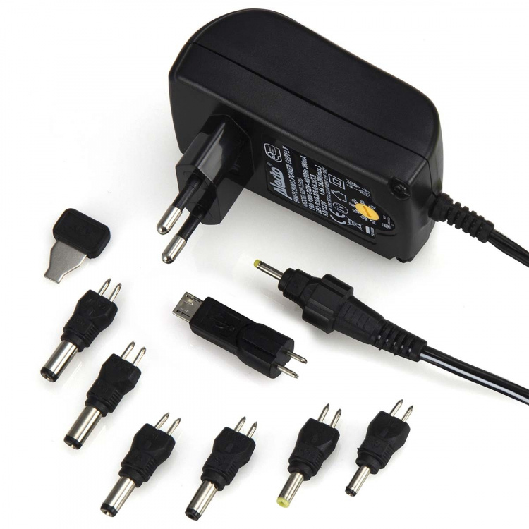 Alecto Universal eco power adaptor 1500 mA black Alecto Universal eco power adaptor 1500 mA black