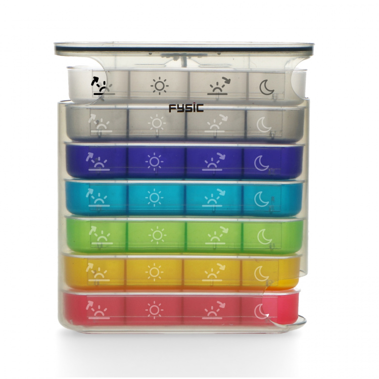 Fysic Weekly stackable pill organizer Fysic Weekly stackable pill organizer
