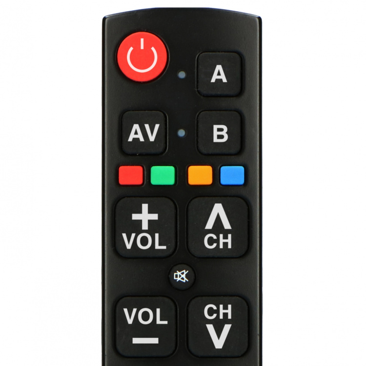 Fysic Simplified universal remote control with large buttons Fysic Simplified universal remote control with large buttons