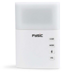 Fysic Wireless doorbell with flashing light White