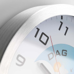 Fysic Analogue dementia clock aluminium Fysic Analogue dementia clock aluminium