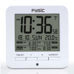 Fysic Digital alarm clock with temperature display Fysic Digital alarm clock with temperature display