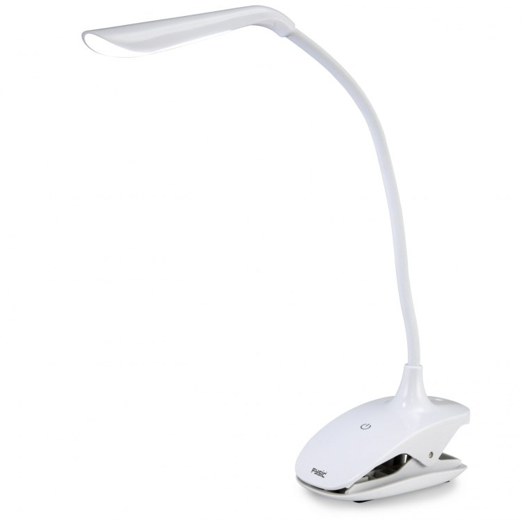 Fysic Rechargeable LED lamp with clamp White Fysic Rechargeable LED lamp with clamp White