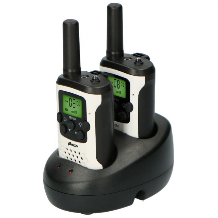 Alecto Set of 2 two-way radios 7 km White / Black
