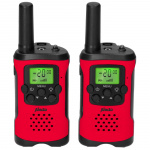 Alecto Set of 2 walkie talkies range up to 7 kilometers Red / Black Alecto Set of 2 walkie talkies range up to 7 kilometers Red / Black