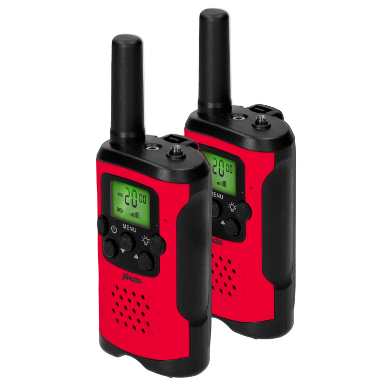 Alecto Set of 2 walkie talkies range up to 7 kilometers Red / Black Alecto Set of 2 walkie talkies range up to 7 kilometers Red / Black