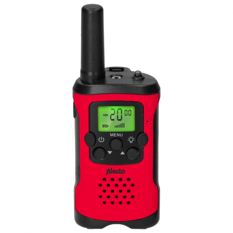 Alecto Set of 2 walkie talkies range up to 7 kilometers Red / Black Alecto Set of 2 walkie talkies range up to 7 kilometers Red / Black