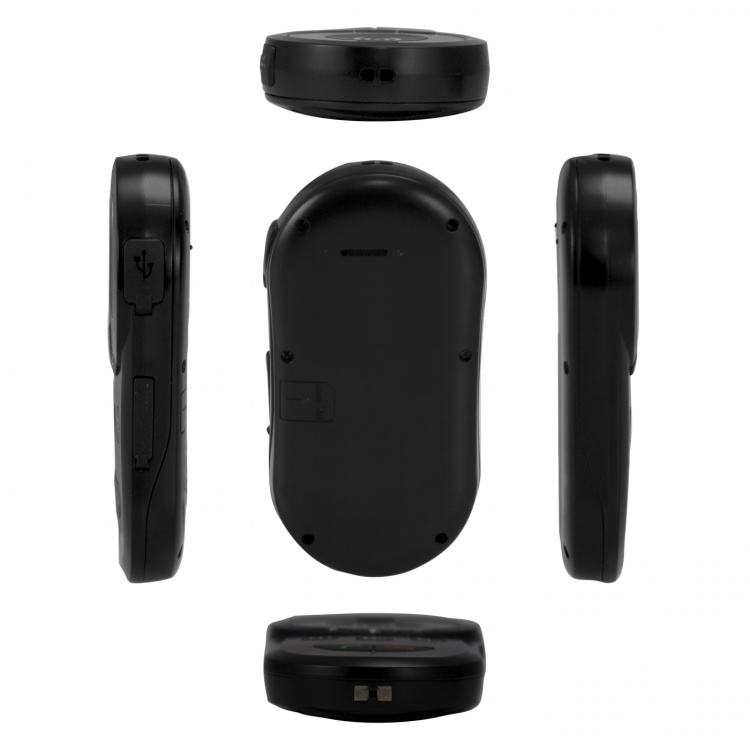 Fysic SOS panic button with GPS tracker for seniors Black Fysic SOS panic button with GPS tracker for seniors Black