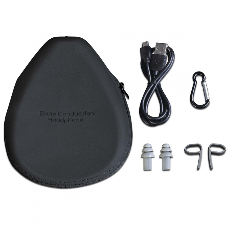 Lenco Bone Conduction Bluetooth® headphone Black