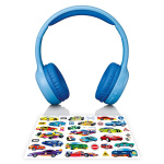 Lenco Kids Bluetooth® headphone with stickers Blue Lenco Kids Bluetooth® headphone with stickers Blue