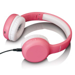Lenco Kids Bluetooth® headphone with stickers Pink Lenco Kids Bluetooth® headphone with stickers Pink