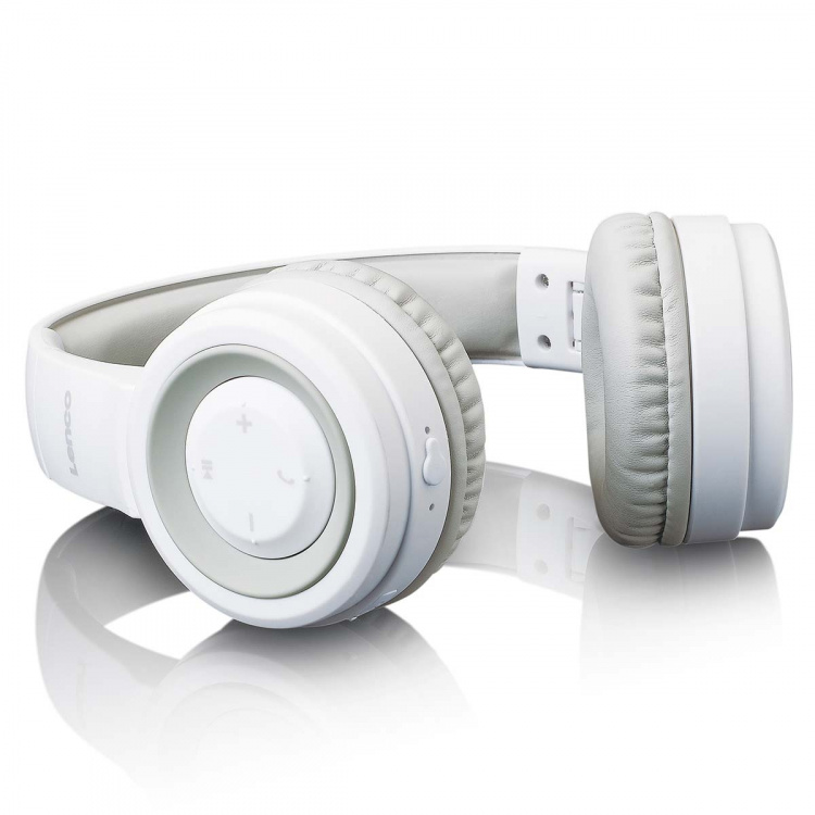 Lenco Bluetooth® headphone Splashproof White Lenco Bluetooth® headphone Splashproof White