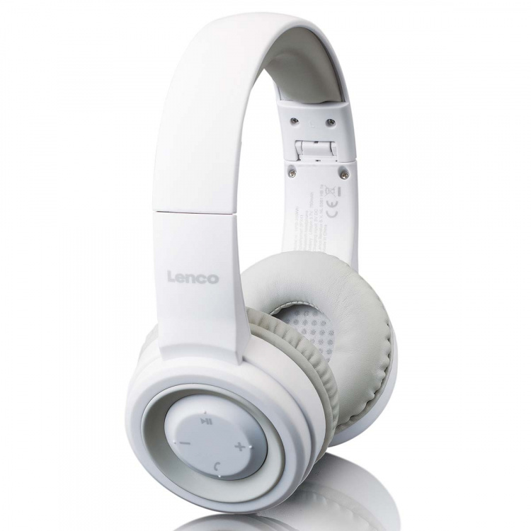 Lenco Bluetooth® headphone Splashproof White Lenco Bluetooth® headphone Splashproof White