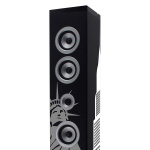 ICES Tower speaker, bt, pll fm, usb, print ICES Tower speaker, bt, pll fm, usb, print