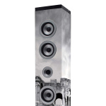 ICES Tower speaker, bt, pll fm, usb, print ICES Tower speaker, bt, pll fm, usb, print