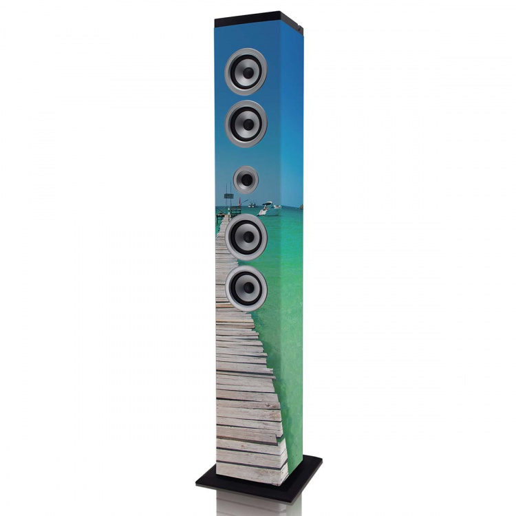 ICES Tower speaker, bt, pll fm, usb ICES Tower speaker, bt, pll fm, usb