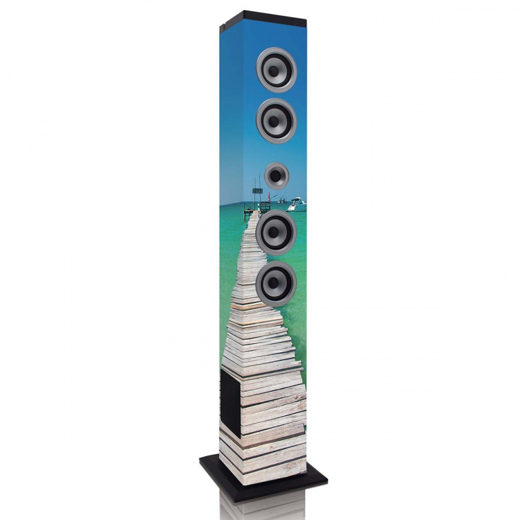 ICES Tower speaker, bt, pll fm, usb ICES Tower speaker, bt, pll fm, usb