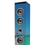 ICES Tower speaker, bt, pll fm, usb ICES Tower speaker, bt, pll fm, usb