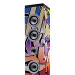 ICES Tower speaker, bt, pll fm, usb ICES Tower speaker, bt, pll fm, usb