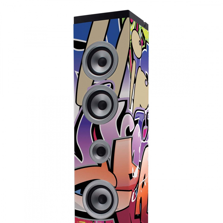 ICES Tower speaker, bt, pll fm, usb ICES Tower speaker, bt, pll fm, usb