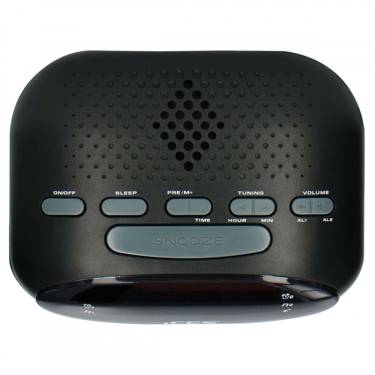 ICES Clock radio Black ICES Clock radio Black