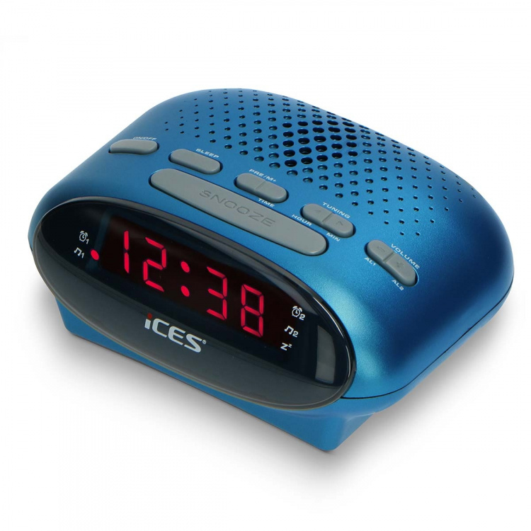 ICES Clock radio Blue ICES Clock radio Blue