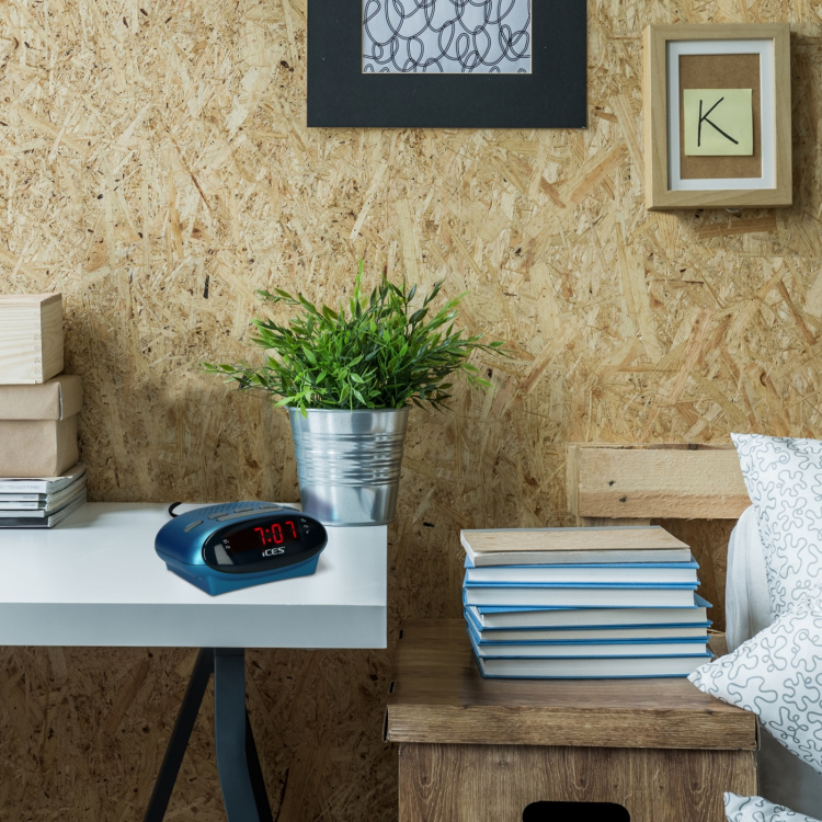 ICES Clock radio Blue ICES Clock radio Blue